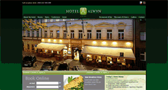 Desktop Screenshot of hotelalwyn.cz