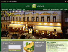 Tablet Screenshot of hotelalwyn.cz